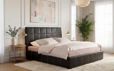 Двуспальная кровать с мягкой обивкой 160/200 Калина Двуспальная кровать с мягкой обивкой 160/200